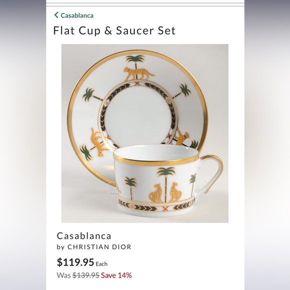 Dior Casablanca Saucer - Picture 7 of 7